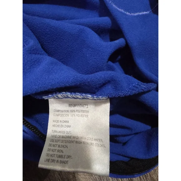 Manchester United Sweat Suit Jacket Men's Medium Black & Blue MUFC Futbol Soccer - Picture 4 of 9